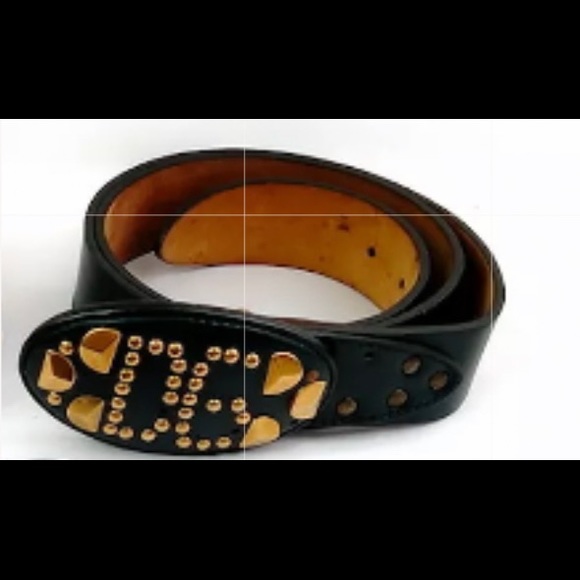 authentic DOLCE&GABBANA size 38/95 cm leather BELT main image 9